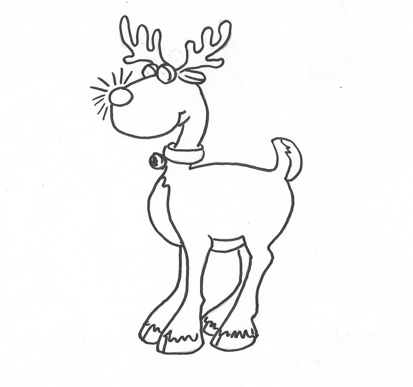Reindeer рисунок