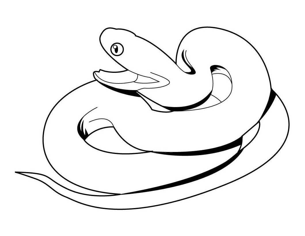 Snake Coloring Page Pictures – Animal Place