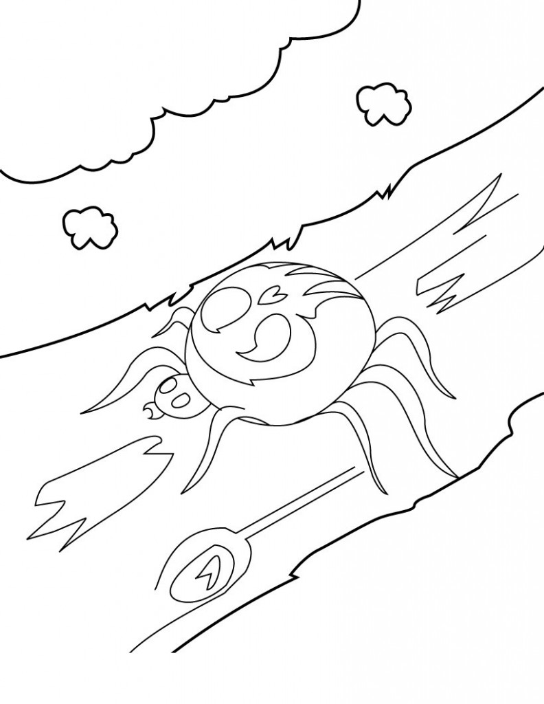 Spider Coloring Pages Photo – Animal Place