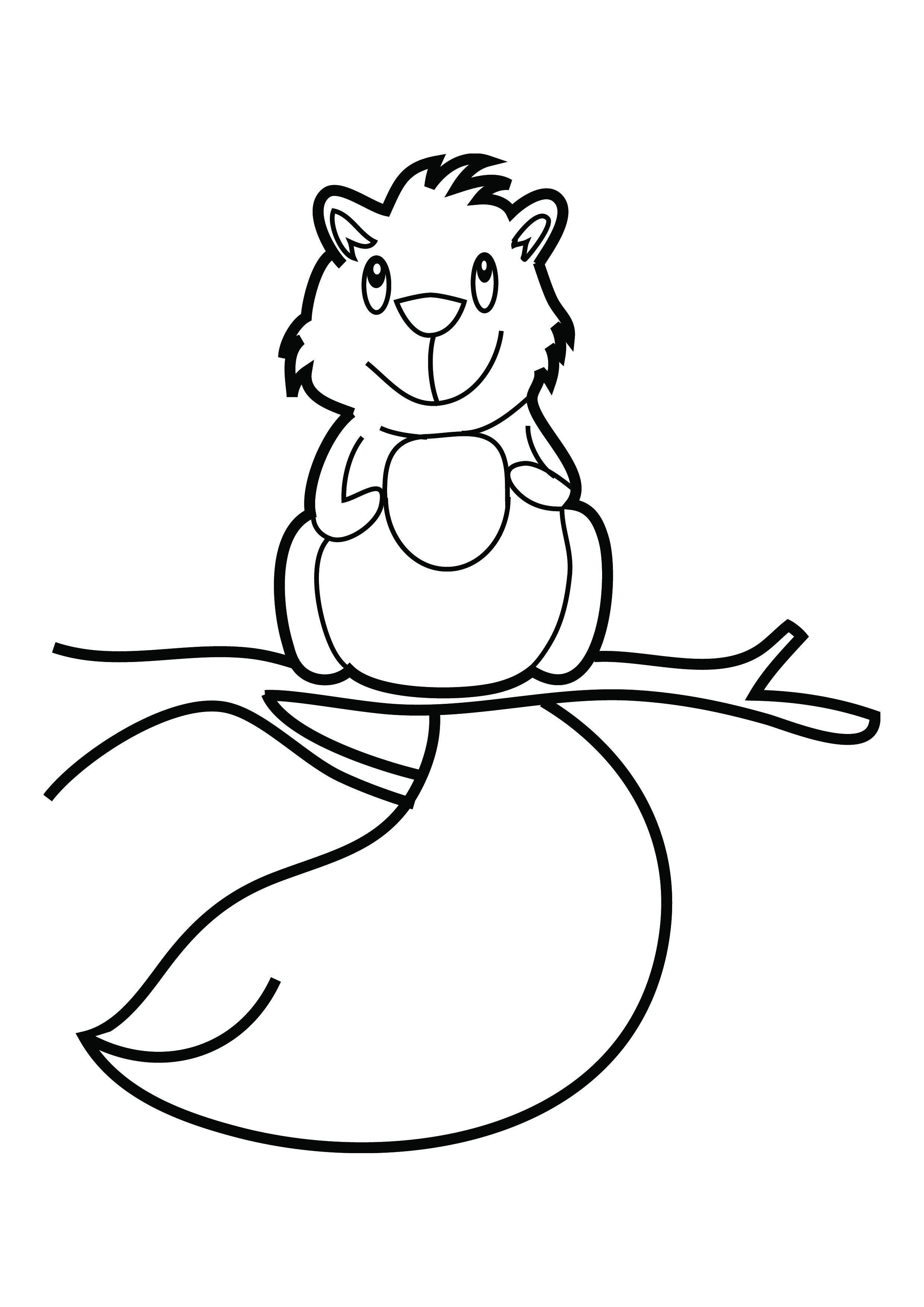 Free Printable Squirrel Coloring Pages For Kids - Animal Place