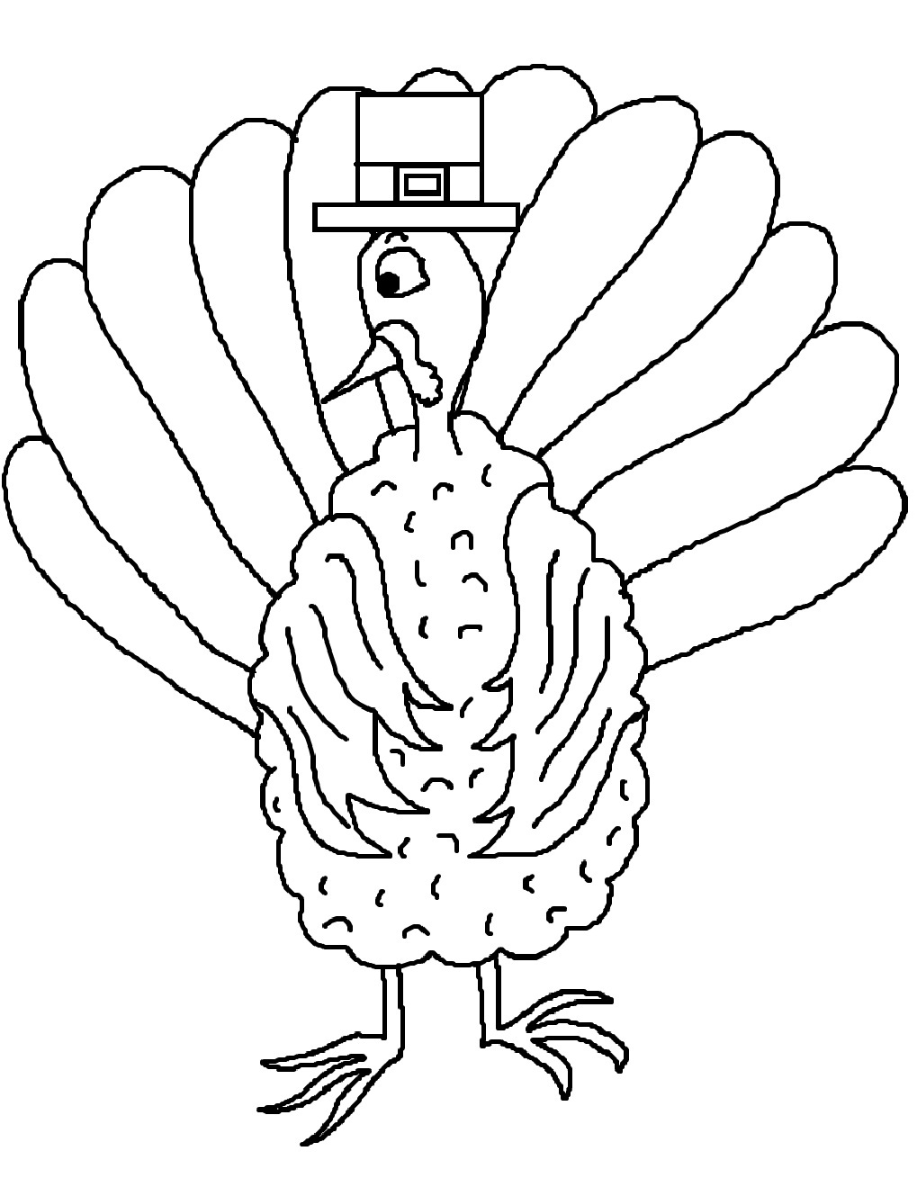 Free Printable Turkey Coloring Pages For Kids