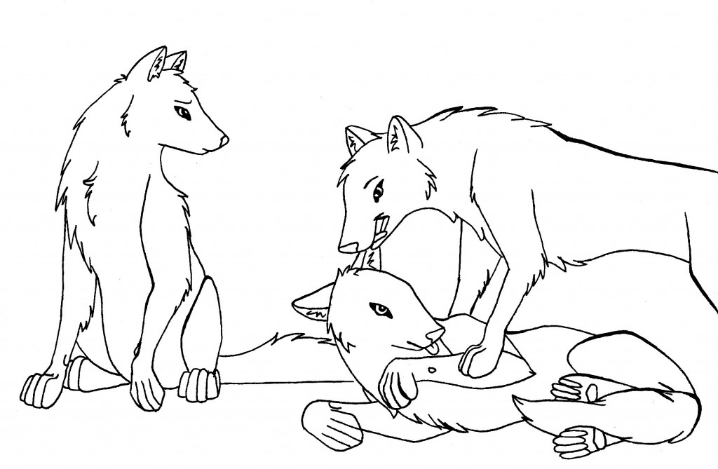 Wolf Coloring Pages Images – Animal Place