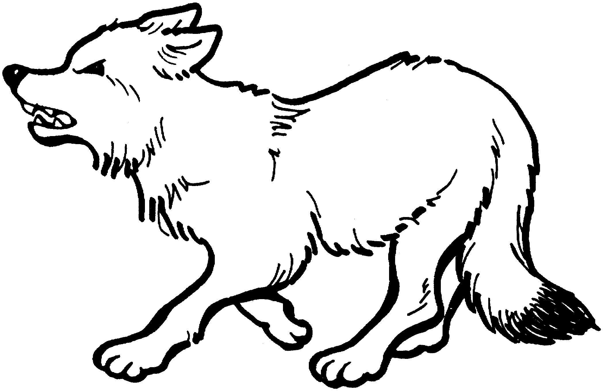 Free Printable Wolf Coloring Pages For Kids - Animal Place